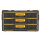 DeWALT Tough-Box 2.0 dėžė su trimis stalčiais